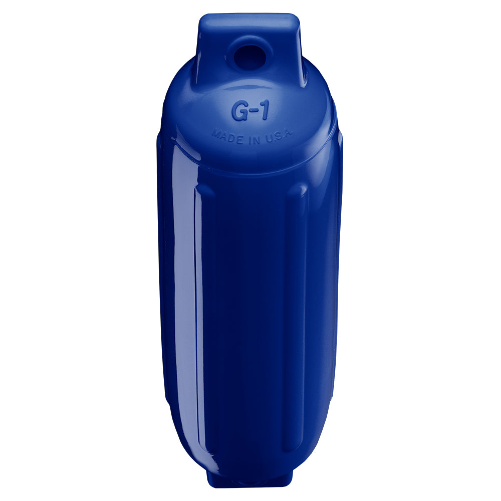 Polyform U.S. G-1 Twin Eye Fender 3.5 x 12.8 inches - Cobalt Blue for Small Boats