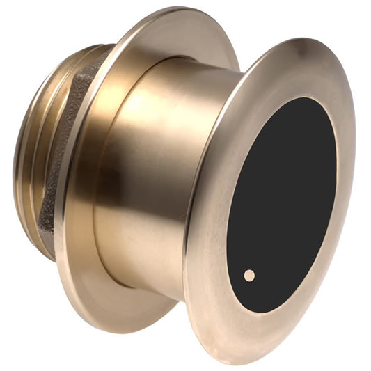 Raymarine B175M Bronze CHIRP 0° Thru-Hull Transducer for Depth & Temperature - Medium Frequency 80-130 kHz