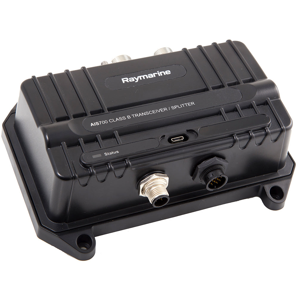 Raymarine AIS700 Class B AIS Transceiver with Built-In VHF Antenna Splitter for Enhanced Marine Safety
