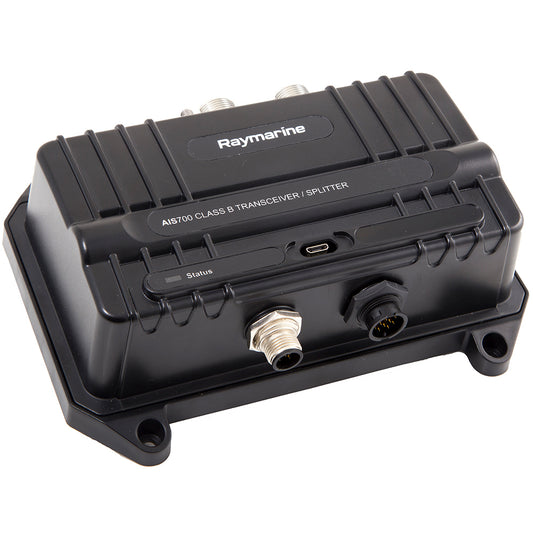Raymarine AIS700 Class B AIS Transceiver with Built-In VHF Antenna Splitter for Enhanced Marine Safety