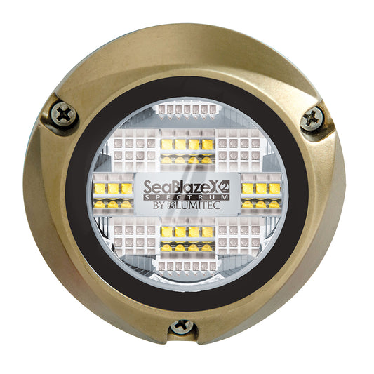 Lumitec SeaBlazeX2 Spectrum LED Underwater Light - Full-Color RGBW for Marine and Boating Applications