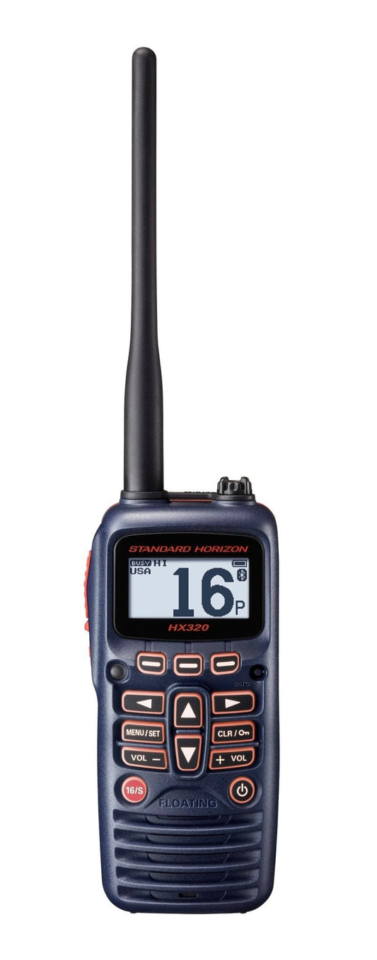 6W FLOATING HANDHELD VHF TRANSCEIVE - Marine Parts OnlySTANDARD