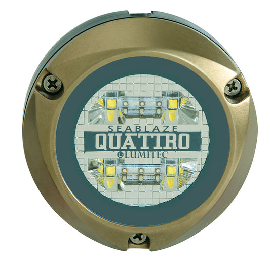 Lumitec Zambezi Quattro Spectrum RGBW Surface Mount Underwater Light for Pontoon Boats & Docks