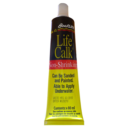 BoatLIFE Life-Calk Sealant Tube - Non-Shrinking Marine Sealant for Waterproof Bonding and Repairs