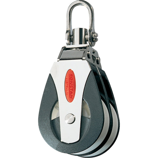 Ronstan Series 50 All Purpose Double Block RF51200 with Swivel Shackle