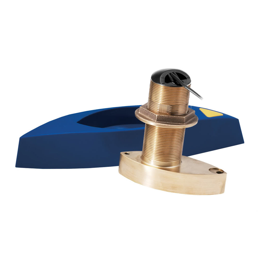 Airmar B765C-LH Bronze Chirp Transducer with Dual Frequency Bands and Water Temperature Sensor