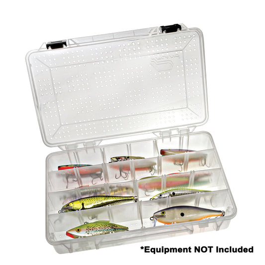 Plano Deep Hydro-Flo Stowaway 3700 Clear Tackle Box, Part 437300