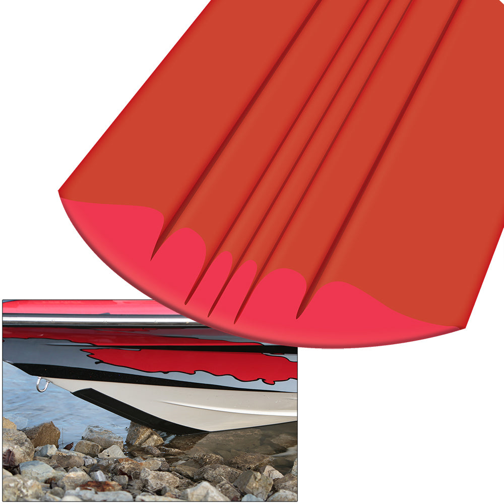 Megaware KeelGuard 10' Red Boat Keel Protector – Durable UV-Stabilized Abrasion-Resistant Marine Protection