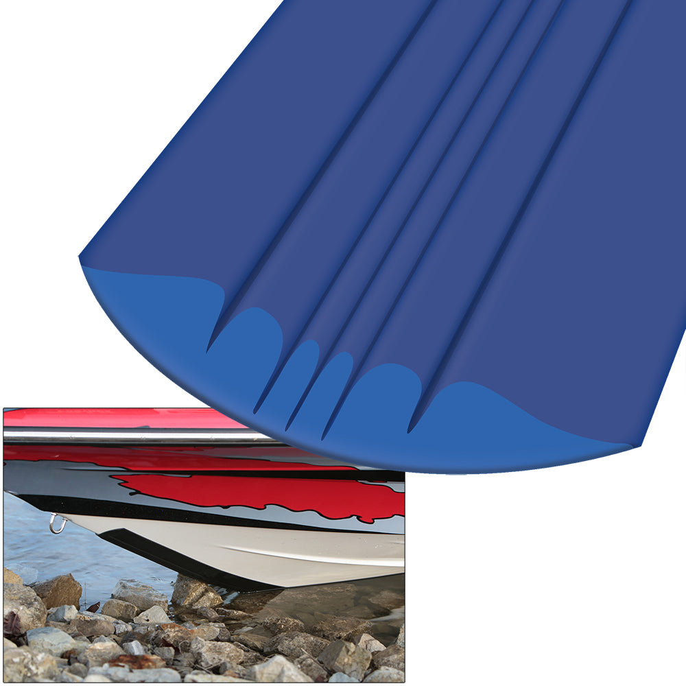 Megaware KeelGuard 4' - Blue Boat Keel Protector | Durable Marine Hull Guard for Boats Up to 14 Feet