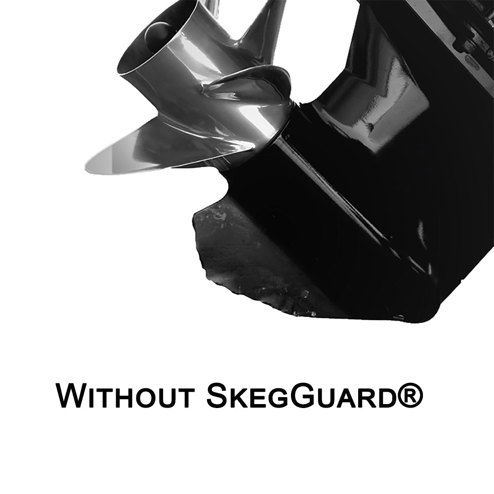 Megaware SkegGuard 27081 Stainless Steel Replacement Skeg – Marine Grade 316 Stainless Steel Protection for Evinrude, Johnson, Suzuki, and OMC Engines