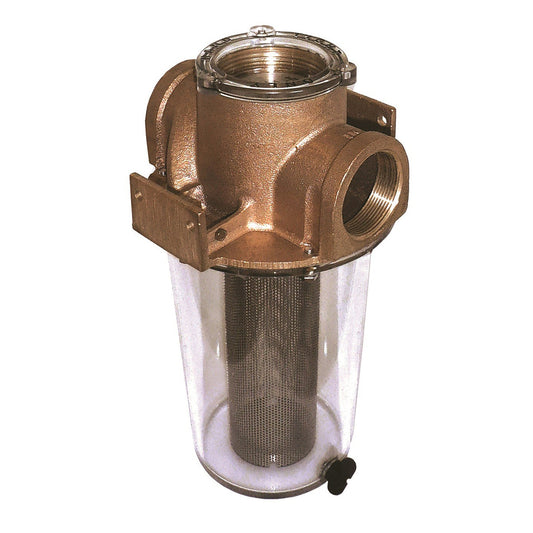 GROCO ARG-2000 Series 2-Inch Raw Water Strainer with Stainless Steel Basket