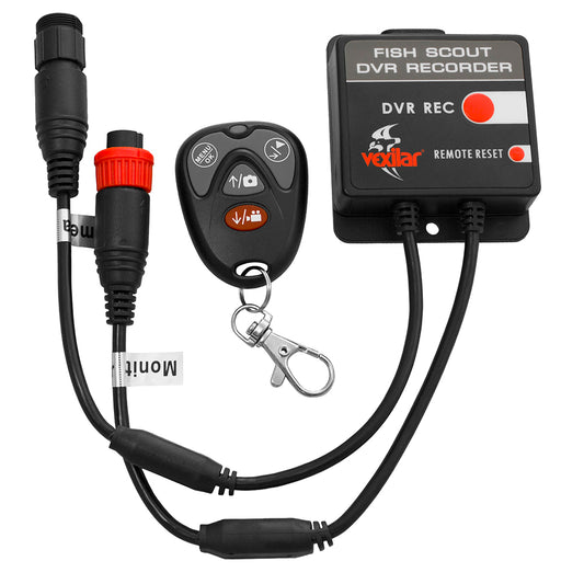 Vexilar DVR100 Portable Digital Video Recorder with Remote for Fish Scout Camera Systems