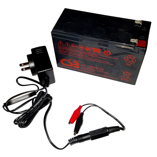 Humminbird 9Ah 12V AGM Battery Kit with Charger – Reliable Power Source for Marine and Outdoor Use