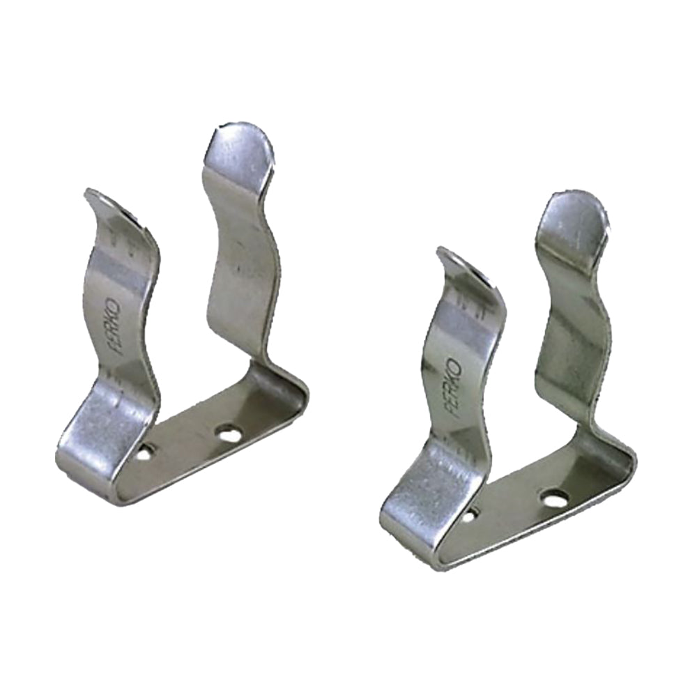 Perko Spring Clamps 1" to 1-3/4" Pair, Stainless Steel, 0502DP2STS