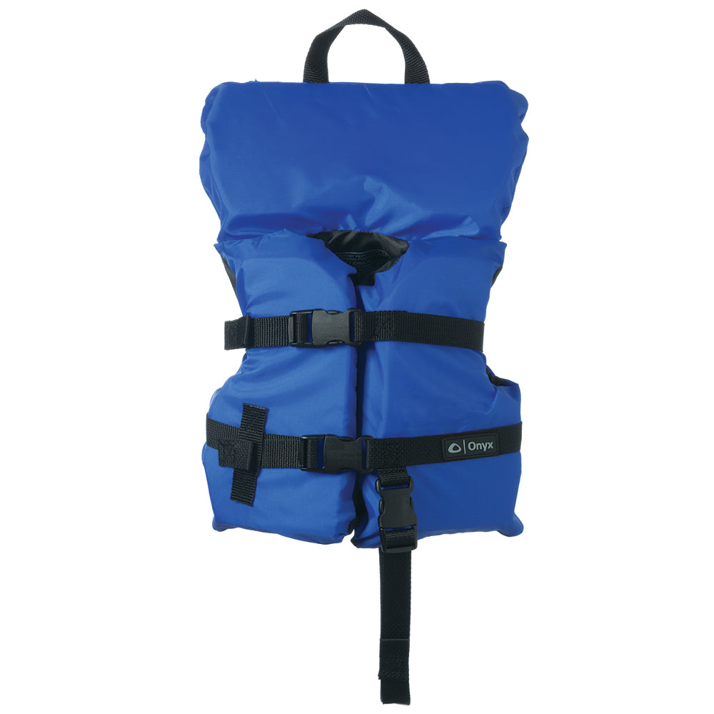 Onyx Outdoor Nylon Infant and Child Life Jacket - Blue, Under 50 lbs, U.S. Coast Guard Approved