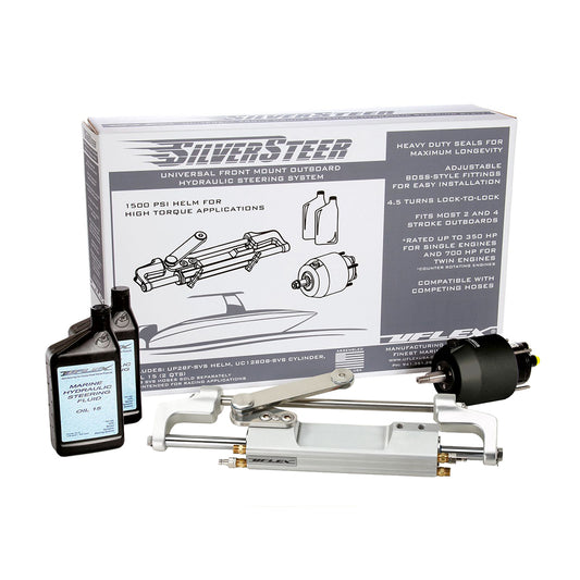 Uflex USA SilverSteer Universal Front Mount Outboard Hydraulic Tilt Steering System - 1500 PSI V2