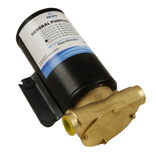 Albin Group Marine General Purpose Pump FIP F4 - 24V, 12 GPM Capacity for Water, Oil & Chemicals