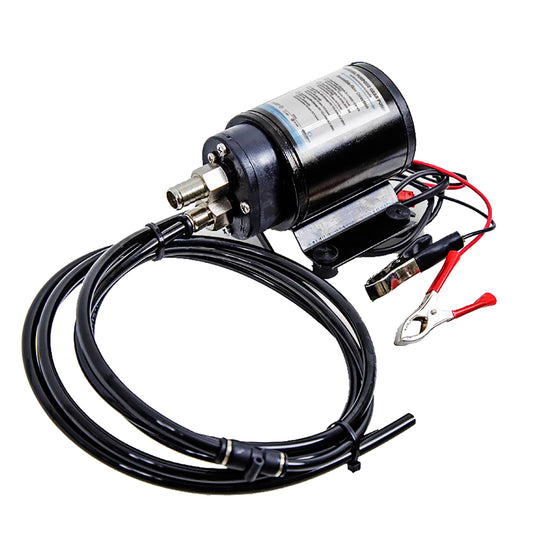 Albin Group Marine Gear Pump Oil Change Kit - 12V for Viscous Liquid Transfer in Tight Spaces