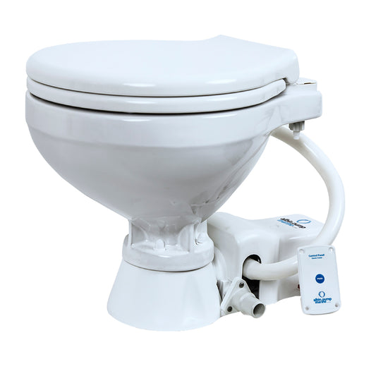 Albin Group Marine Electric Toilet EVO Compact 12V with Macerator and One-Touch Control