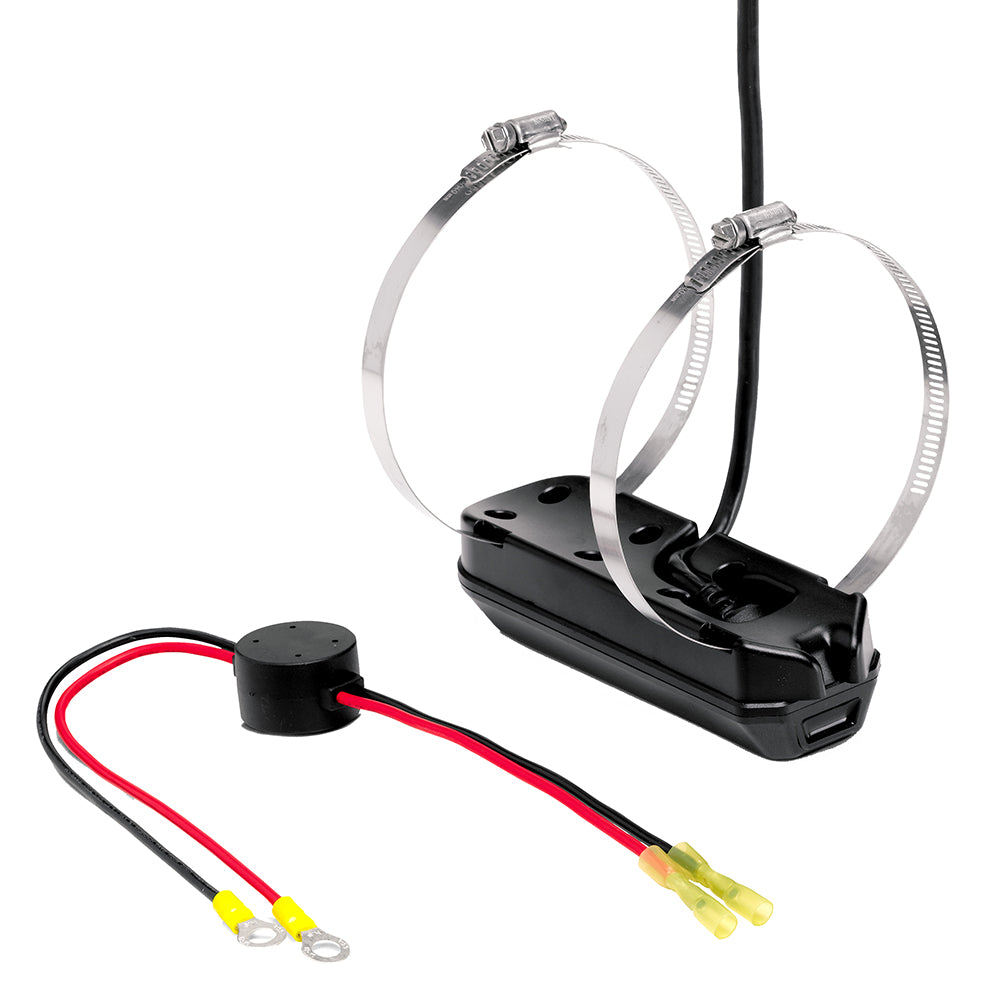 Humminbird XTM-14-HW-MDI-T Mega DI+ Dual Spectrum CHIRP Trolling Motor Transducer with Temperature for SOLIX