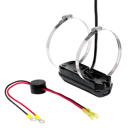 Humminbird XTM-14-HW-MDI-T Mega DI+ Dual Spectrum CHIRP Trolling Motor Transducer with Temperature for SOLIX