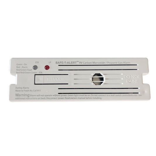 Safe-T-Alert 35-741-WHT Combo Carbon Monoxide and Propane Alarm, 12V Surface Mount, White