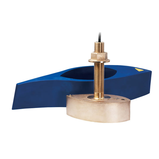 Garmin B275LH-W Bronze Thru-Hull Transducer 12-Pin for Deep Water and High-Speed Marine Navigation