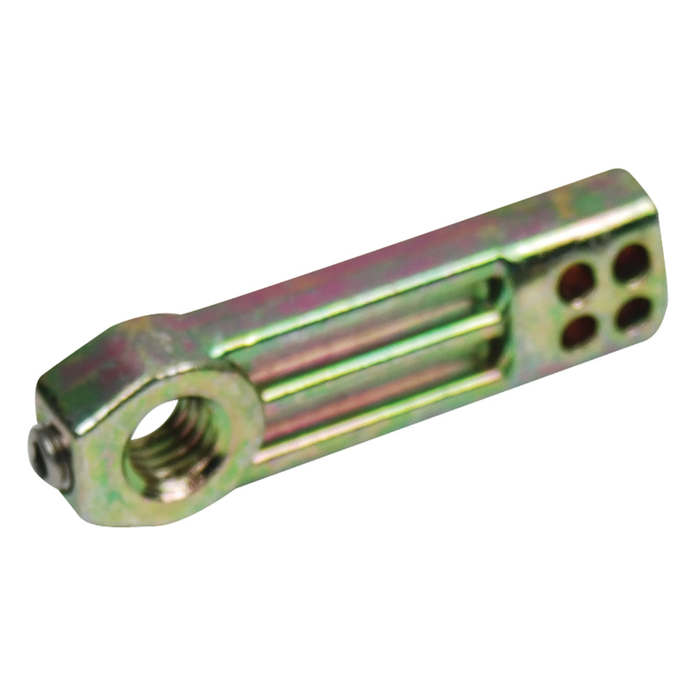 Whitecap Straight Short Cam Bar with Thread, Zinc Replacement, S-0226SL
