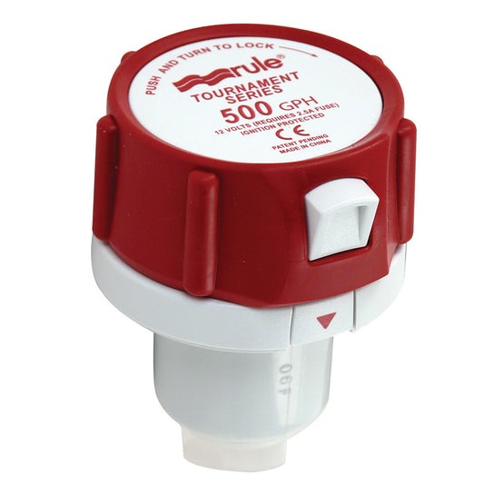 Rule 500 GPH Replacement Motor Cartridge for Tournament Series Pumps - Easy Swap and Reliable Performance