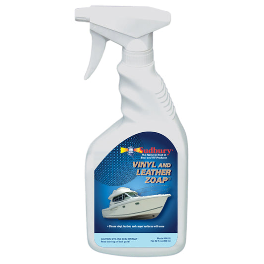 Sudbury Vinyl & Leather Zoap Cleaner Spray, 32 oz, Part Number 608-32