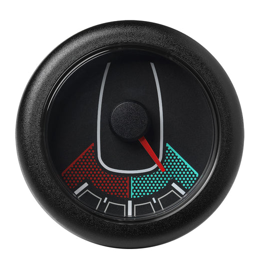 Veratron 52MM OceanLink Rudder Angle Gauge – Left/Right Black Dial with Bezel, EasyLink Serial Connection