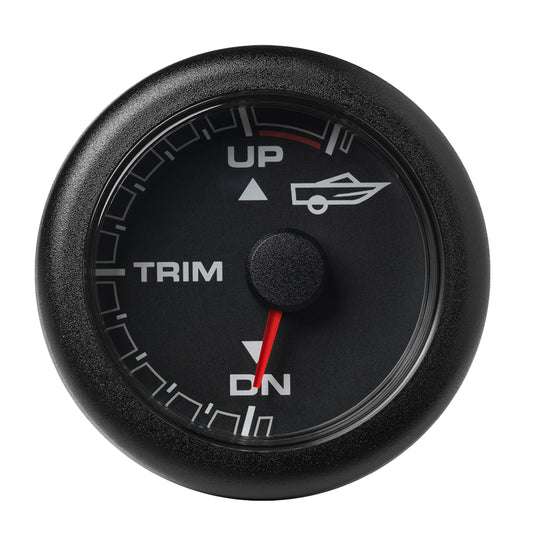 Veratron 52mm OceanLink Engine Trim Gauge with Black Dial and Interchangeable Bezel