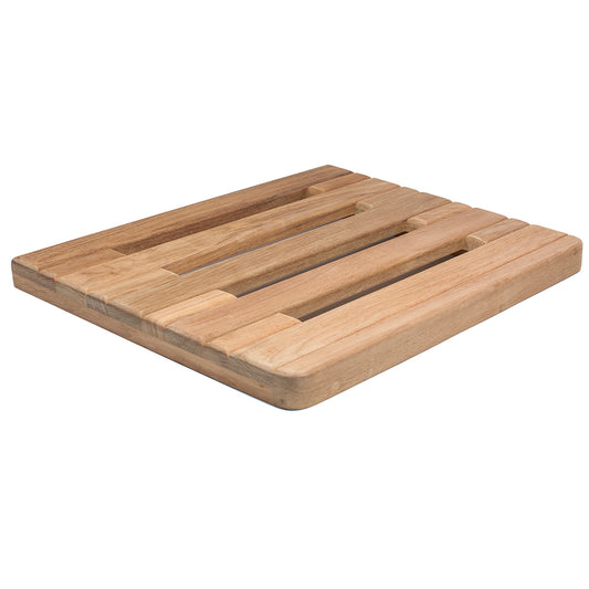 Whitecap Teak Swim Platform - 18-Inch Durable Marine Swim Step with Elegant Teak Finish