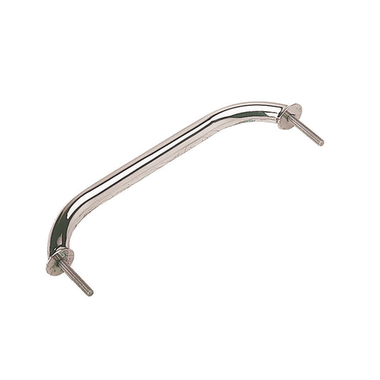 Sea-Dog 24-Inch Stainless Steel Stud Mount Flanged Hand Rail with Mounting Flange, Model 254224-1