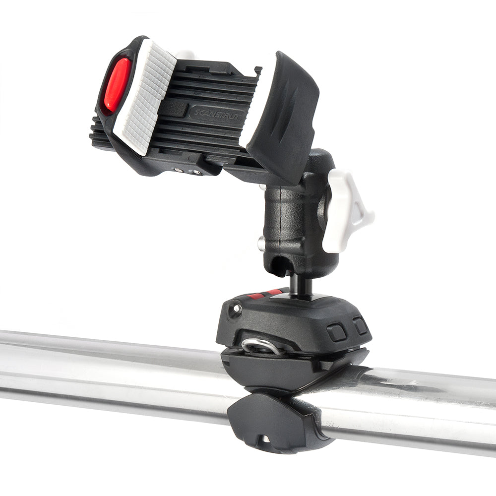 Scanstrut ROKK Mini Mount Kit - Rail Mount and Phone Clamp for Secure Electronics Attachment