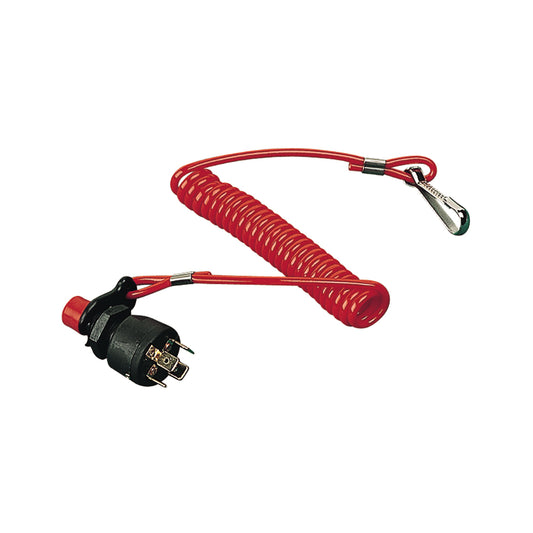 Sea-Dog Universal Safety Kill Switch with Lanyard for Marine & Watercraft Safety
