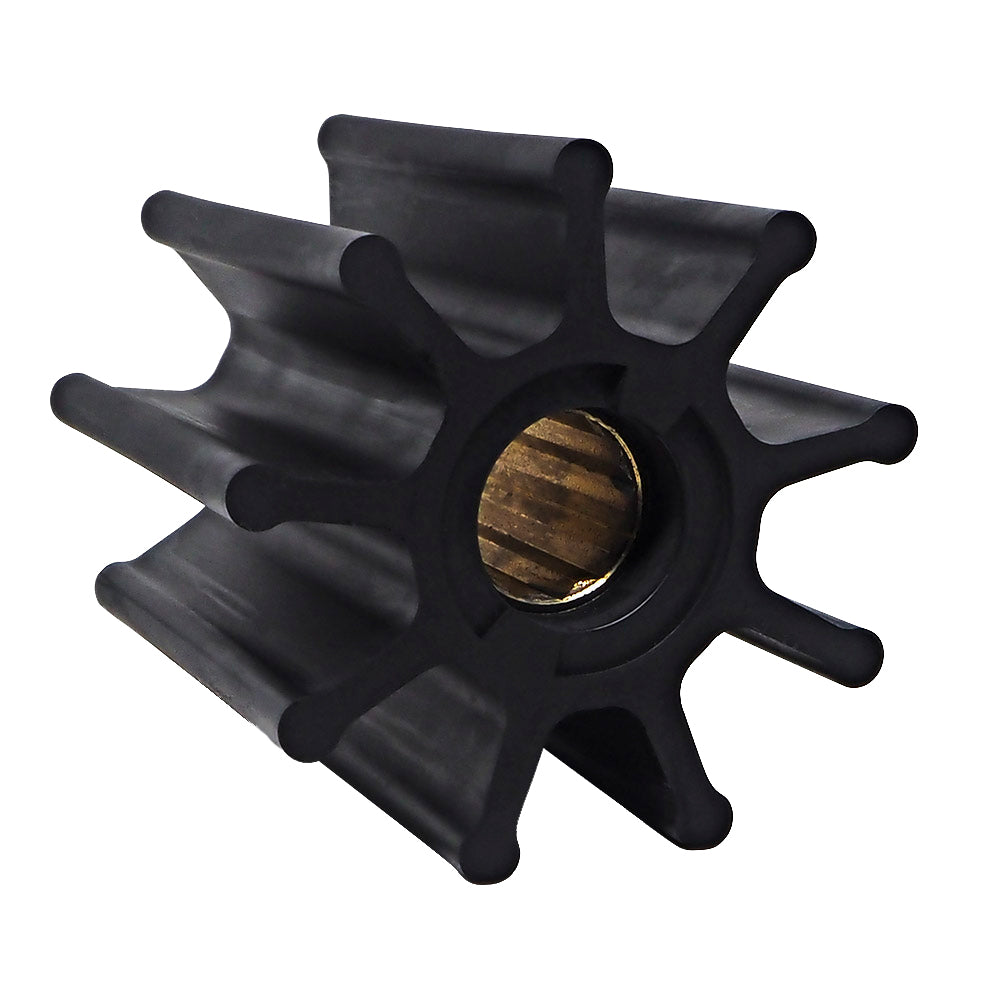 Albin Group Premium Impeller Kit 95 x 25 x 88.8mm – 9 Blade with Spline Insert for Marine Pumps
