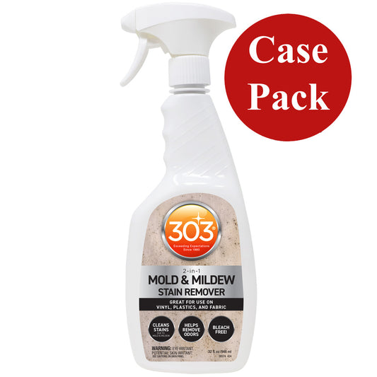 303 Mold & Mildew Stain Remover - 32oz, Case of 6 | Fast, Safe Mold and Mildew Cleaning Solution