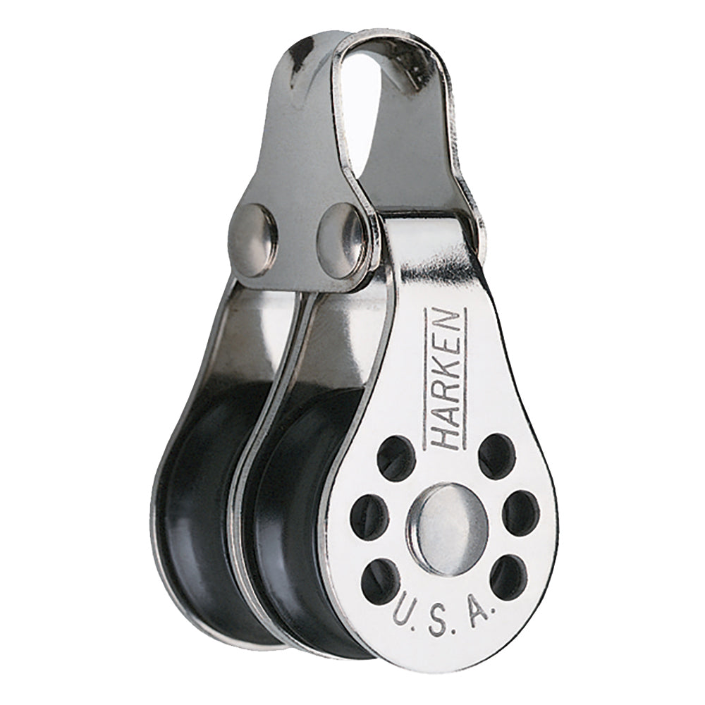 Harken 226 22mm Double Micro Block for Compact, Lightweight Line Control