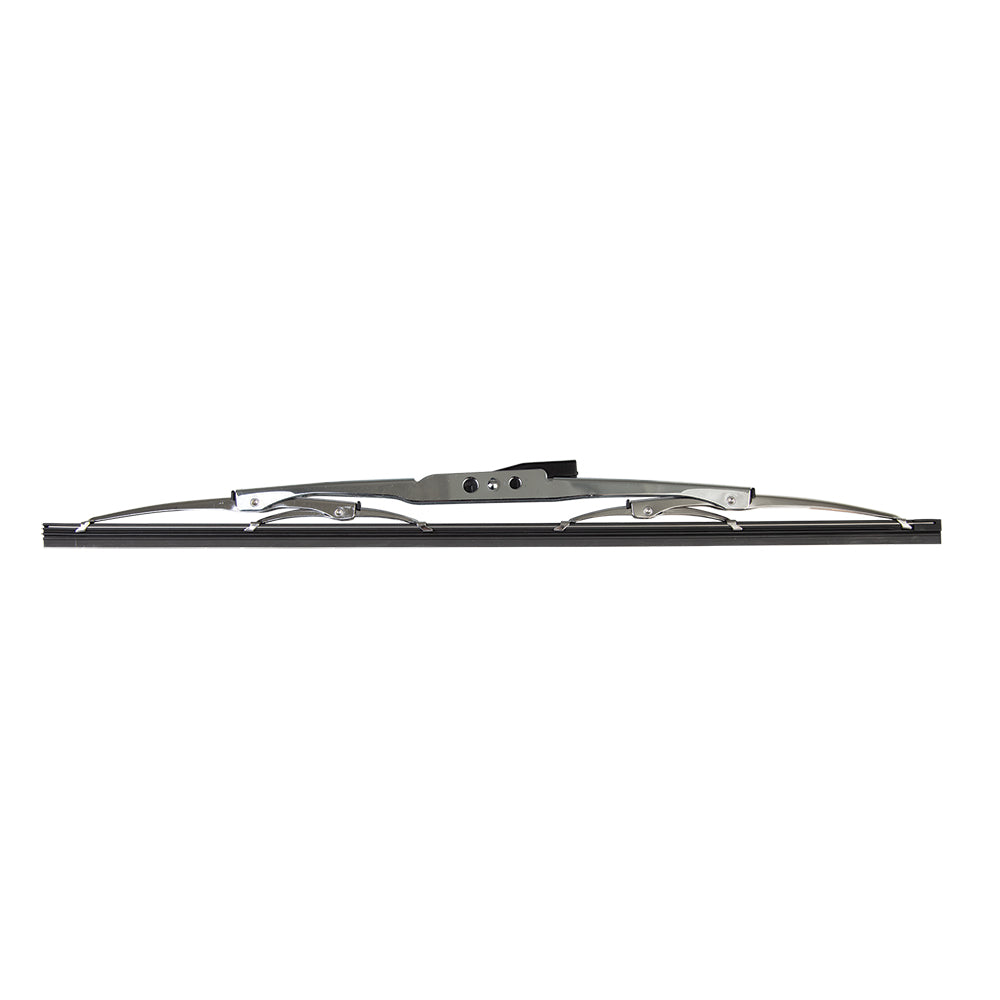 Marinco 34022S Deluxe Stainless Steel Wiper Blade, 22-Inch for Curved or Flat Windshields