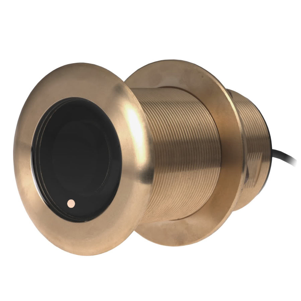Raymarine B75M 600W Medium Frequency CHIRP Transducer with 20° Tilt and Single Operation Cable for Small and Medium Boats