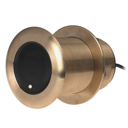 Raymarine B75M 600W Medium Frequency CHIRP Transducer with 20° Tilt and Single Operation Cable for Small and Medium Boats