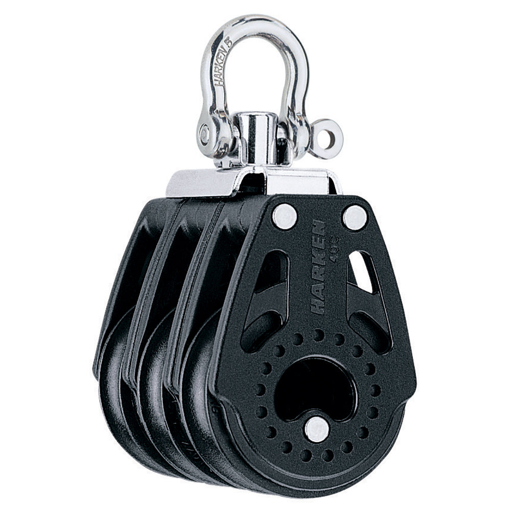Harken 40mm Carbo Air Triple Swivel Block, Part 2640