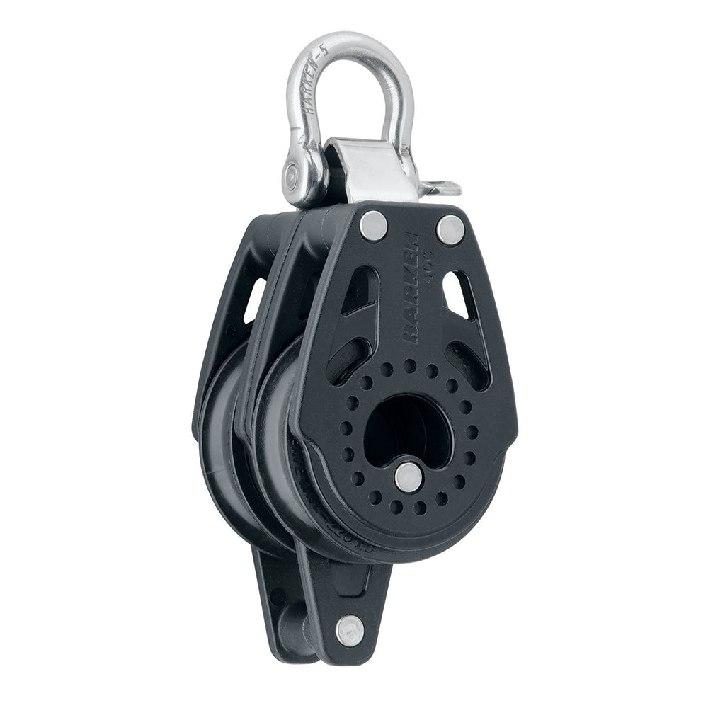 Harken 40mm Carbo Air Double Fixed Block with Becket 2643