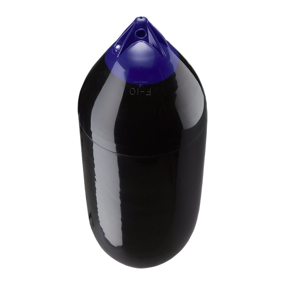Polyform U.S. F-10 Twin Eye Fender 18" x 50" - Black for Marine Protection
