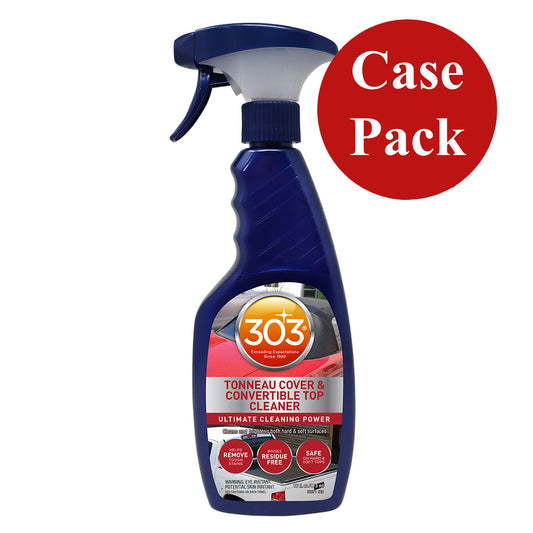 303 Automobile Tonneau Cover & Convertible Top Cleaner - 16oz Case of 6 | Brightens and Cleans Fabric and Vinyl Tops