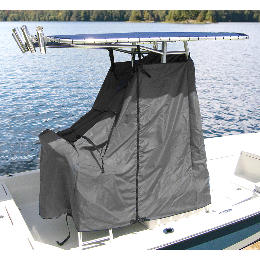 Taylor Made Universal T-Top Center Console Cover - Grey for Boats up to 18' Max Perimeter