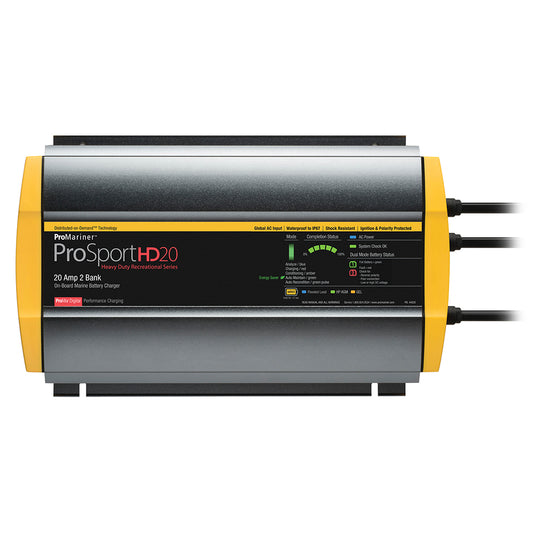 ProMariner ProSportHD 20 Gen 4 20 Amp 2-Bank Marine Battery Charger, Part 44020