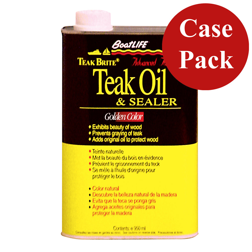 BoatLIFE TeakBrite Advanced Formula Teak Oil - 32oz, Case of 12
