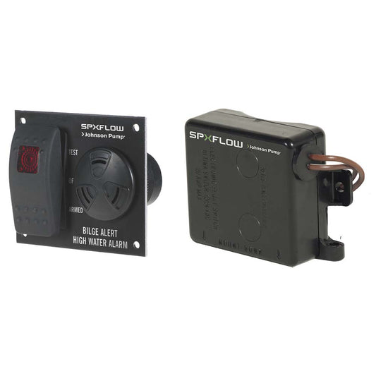 Johnson Pump Bilge Alert High Water Alarm - 12V Ultima with Digital Technology and Sealed Fluid Detectors